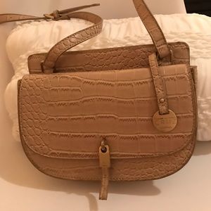 Tan over the shoulder bag